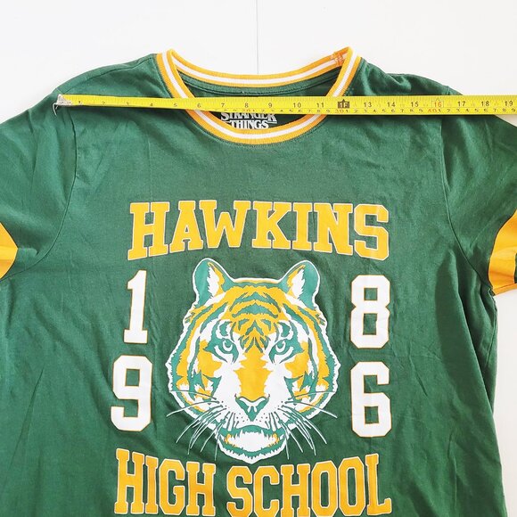 Stranger Things Hawkins Tigers High School Short Sleeve Womans T-Shirt -  Large - Picture 6 of 6